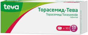 Торасемид-тева таб 10мг №30 (Торасемид)