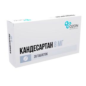 Кандесартан таб 8мг №28 /озон/ (Кандесартан)