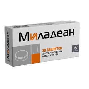 Миладеан таб дисперг. 3мг + 5мг №30 (Мелатонин + Мемантин)