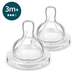 АВЕНТ соска силиконовая scy763/02 №2 средний поток антиколик 3 + мес. anti-colic (Philips Avent)