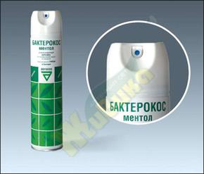 БАКТЕРОКОС аэр. ментол 405мл