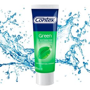 КОНТЕКС гель-смазка 30мл green а/оксидант. (Сontex)