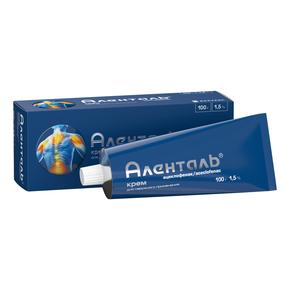 Аленталь крем д/наруж.прим. 1,5% 100г туба (Ацеклофенак)