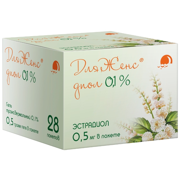 ДЛЯЖЕНС ДИОЛ 0,1% 0,5Г N28 ПАКЕТ ГЕЛЬ ТРАНСДЕРМАЛ
