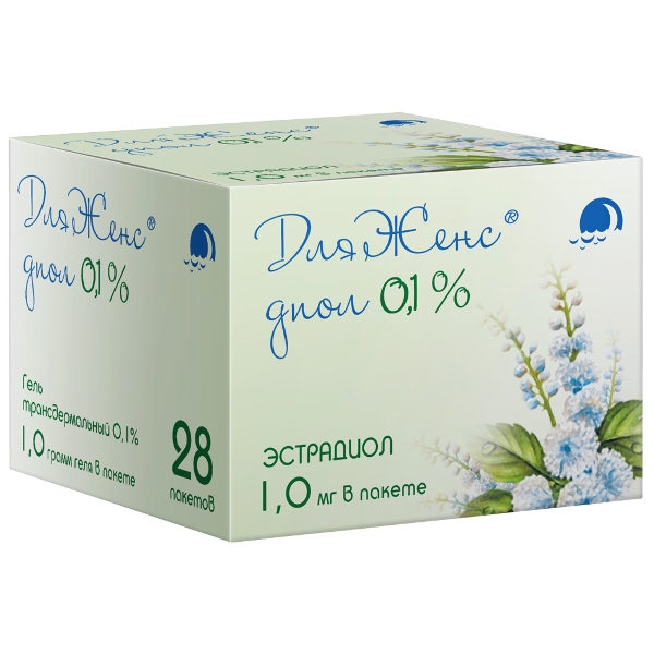 дляженс диол гель трансдермальный 0.1% 1г пак. n28 маркет