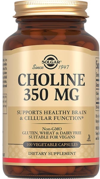 СОЛГАР Холин капс. 350мг №100