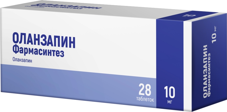 Оланзапин фармасинтез таб 10мг №30 (Оланзапин) RP ОСТАЕТСЯ В АПТЕКЕ