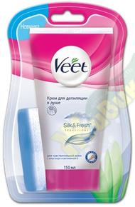 ВИТ Спа крем депил. в душе д/чувств. кожи 150мл (Veet)
