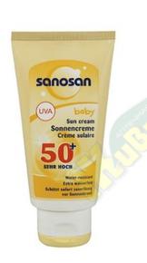 САНОСАН Беби сан крем детский солнцезащитный spf50 + 75мл (Sanosan)