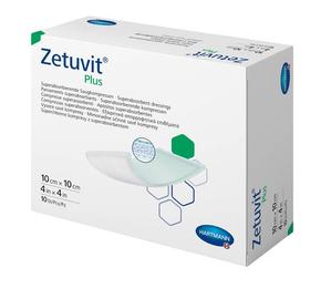 ХАРТМАНН Цетувит плюс повязка стер. сорбцион. 10смх10см №10 (Hartmann Zetuvit Plus)