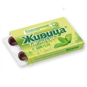 ЖИВИЦА таежная смолка мята 0,8г №5