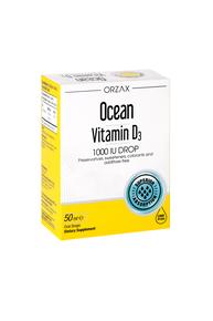 ОРЗАКС Оушен витамин D3 1000МЕ капли д/вн.прим. 50мл (Orzax Ocean)