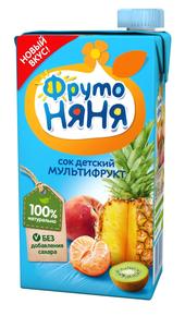 ФРУТОНЯНЯ сок 500мл мультифруктовый