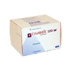 Гливек капс. 100мг №120 (Иматиниб)