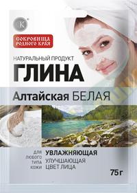 ФИТОКОСМЕТИК глина белая алтайская увлажняющая 75г