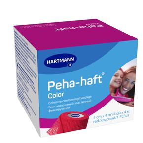 ХАРТМАНН Пеха-хафт бинт самофикс. красн. 0,04мx4,0м (Hartmann)