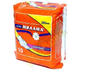 МИЛАНА Ультра нормал софт прокладки №10
