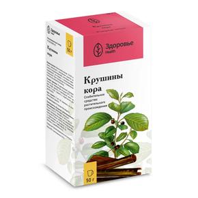 Крушины кора 50г /здоровье фирма/