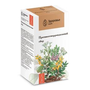 Сбор п/геморроидальный 2г ф/пак. №20 /здоровье фирма/