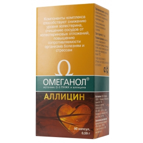 ОМЕГАНОЛ Аллицин капс. №90