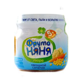 ФРУТОНЯНЯ пюре 80г цветная капуста/кукуруза/морковь