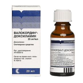 Валокордин-доксиламин капли д/вн.прим. 25мг/мл 20мл фл-кап. (Доксиламин) RP ОСТАЁТСЯ В АПТЕКЕ