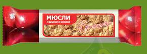 ОТ ПРИРОДЫ батончик-мюсли фундук/клюква 25г