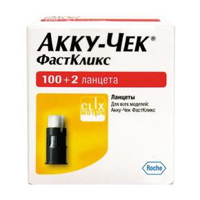 АККУ-ЧЕК Фасткликс ланцеты №102