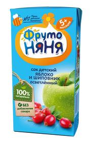 ФРУТОНЯНЯ сок 200мл яблоко/шиповник