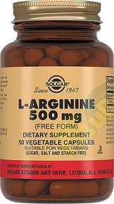 СОЛГАР L-Аргинина капс. 500мг №50
