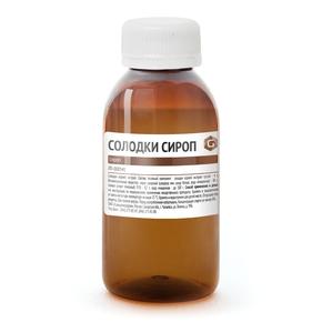 Солодки сироп 100г фл /самарамедпром/ (Солодки корней экстракт)