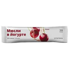 ВИТАТЕКА Мюсли в йогурте батончик вишня 30г (Vitateka)