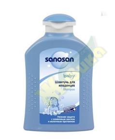САНОСАН Беби шампунь дет. 200мл 63130 (Sanosan)