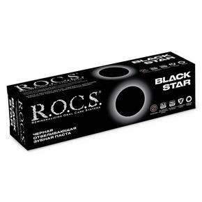 РОКС Блэк стар отбеливающая паста зубная черная 74г (R.O.C.S)