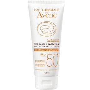 AVENE лосьон солнцезащитный с минеральным экраном без отдушек 100мл spf 50 +  (АВЕН)