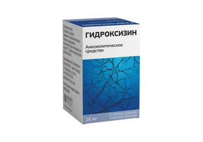Гидроксизин таб п/об/пл 25мг №25 /фармпроект/ (Гидроксизин) RP ОСТАЕТС В АПТЕКЕ