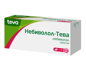 Небиволол-тева таб 5мг №56 (Небиволол)