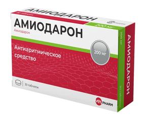 Амиодарон таб 200мг №30 /велфарм/ (Амиодарон)