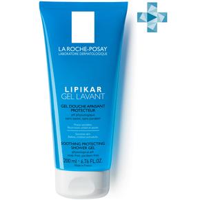 LA ROCHE-POSAY Липикар гель для душа успокаивающий защитные свойства на основе термальной воды 200мл (ЛЯ РОШ-ПОЗЕ)