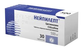 Нейпилепт таб п/об/пл 500мг №30 (Цитиколин)