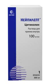 Нейпилепт р-р д/вн.прим. 100мг/мл 300мл фл (Цитиколин)
