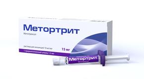 Метортрит р-р д/и 10мг/мл 1,5мл шприц №1 с иглой д/и (Метотрексат)