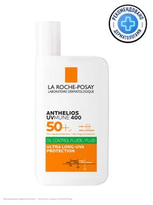 LA ROCHE-POSAY Антгелиос uvmune 400 флюид для лица солнцезащитный матирующий 50мл spf50 +  (ЛЯ РОШ-ПОЗЕ)