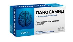 Лакосамид таб п/об/пл 200мг №56 /фармпроект/ (Лакосамид)