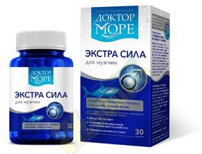 ДОКТОР МОРЕ Экстра сила капс. 500мг д/муж. №30