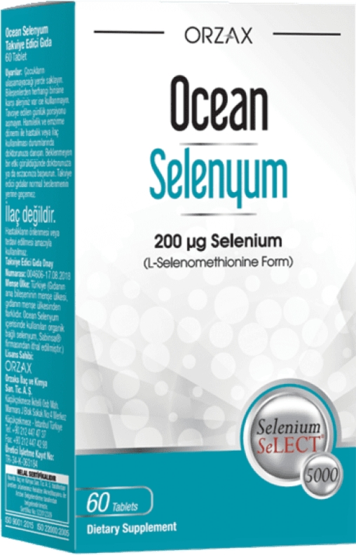 ОРЗАКС Оушен селен таб 200мг №60 (Orzax Ocean Selenium)