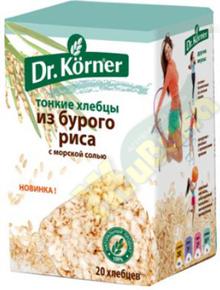 ДР.КЕРНЕР хлебцы 100г бурый рис с морской солью (Dr.kerner)