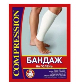 Бандаж компрес. на голень р.1 (32-34) /ЛПП Фарм/
