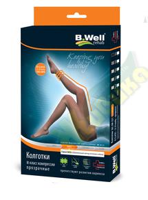 БИ ВЕЛЛ Мед колготки компресс. прозр. 2кл.22-29мм р.4 арт.jw-321 визон (B.Well)