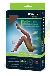 БИ ВЕЛЛ Про колготки компресс. плотные 1кл.18-22мм р.2 арт.jw-315 неро (B.Well)